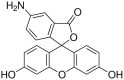 Structure of Fluoresceinamine, isomer CAS 3326-34-9