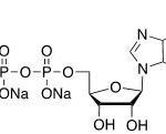 Structure of Guanosine-5'-triphosphate [GTP], Trisodium salt CAS 36051-31-7