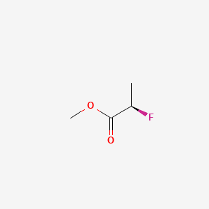 Structure of Methyl (2R)-2-fluoropropanoate CAS 146805-74-5