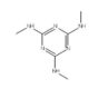 Structure of N2,N4,N6-Trimethyl-1,3,5-triazine-2,4,6-triamine CAS 2827-46-5