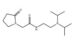 Struktur von Pramiracetam CAS 68497-62-1