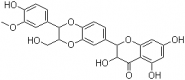 실리마린 플라보놀리그난 CAS 65666-07-1의 구조