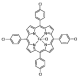Structure of meso-Tetrakis(4-chlorophenyl)porphyrin-Fe(III)chloride CAS 36965-70-5