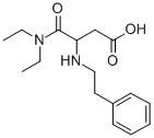 Succinamic acid, N,N-diethyl-3-(phenethylamino)-, DL- CAS#: 28646-21-1
