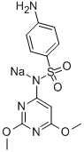 Sulfadimethoxine sodium salt CAS#: 1037-50-9