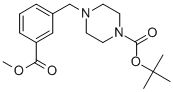 TERT-BUTYL 4-[3-(METHOXYCARBONYL)BENZYL!PIPERAZINE-1-CARBOXYLATE, 97+% CAS#: 203047-36-3