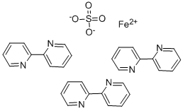TRIS-(2,2'-BIPYRIDINE) FERROUS SULFATE CAS#: 14263-81-1