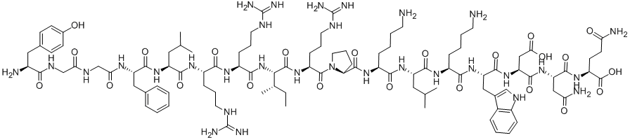 TYR-GLY-GLY-PHE-LEU-ARG-ARG-ILE-ARG-PRO-LYS-LEU-LYS-TRP-ASP-ASN-GLN-NH2 CAS#: 80448-90-4