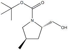 Trans-Tert-Butyl 2-(Hydroxymethyl)-4-Methylpyrrolidine-1-Carboxylate CAS#: 220047-75-6