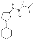 Urea, 1-(1-cyclohexyl-3-pyrrolidinyl)-3-isopropyl- CAS#: 19985-20-7
