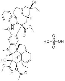 Vinblastine sulfate CAS#: 143-67-9
