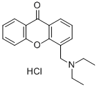 Xanthen-9-one, 4-(diethylamino)methyl-, hydrochloride CAS#: 29242-17-9