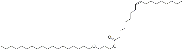 (Z)-9-Octadecenoic acid 3-(octadecyloxy)propyl ester CAS#: 17367-41-8