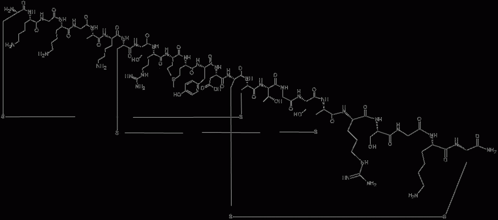 Ziconotide acetate CAS#: 107452-89-1