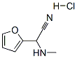 alpha-(methylamino)furan-2-acetonitrile, monohydrochloride CAS#: 24026-94-6