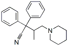 beta-methyl-alpha,alpha-diphenylpiperidine-1-butyronitrile CAS#: 17371-45-8