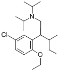 beta-sec-Butyl-5-chloro-2-ethoxy-N,N-diisopropylphenethylamine CAS#: 29122-56-3