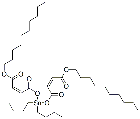 decyl (Z,Z)-6,6-dibutyl-4,8,11-trioxo-5,7,12-trioxa-6-stannadocosa-2,9-dienoate CAS#: 24660-23-9