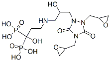 diglycidyl-(3-(3,3-bisphosphono-3-hydroxypropylamino)-2-hydroxypropyl)urazol CAS#: 102069-16-9
