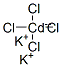 dipotassium tetrachlorocadmate(2-) CAS#: 20648-91-3