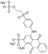 disodium 1-amino-9,10-dihydro-9,10-dioxo-4-[[4-[[2-(sulphonatooxy)ethyl]sulphonyl]phenyl]amino]anthracene-2-sulphonate CAS#: 16102-99-1
