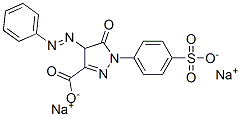 disodium 4,5-dihydro-5-oxo-4-(phenylazo)-1-(4-sulphonatophenyl)-1H-pyrazole-3-carboxylate CAS#: 1934-22-1