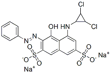 disodium 5-[(2,3-dichlorocyclopropyl)amino]-4-hydroxy-3-(phenylazo)naphthalene-2,7-disulphonate CAS#: 100208-44-4