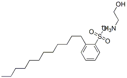 dodecylbenzenesulphonic acid, compound with 2-aminoethanol (1:1) CAS#: 26836-07-7