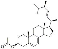ergosta-5,7,22-trien-3-beta-yl acetate CAS#: 2418-45-3