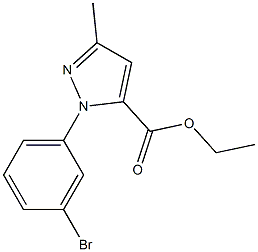 ethyl 1-(3-broMophenyl)-3-Methyl-1H-pyrazole-5-carboxylate CAS#: 209958-55-4