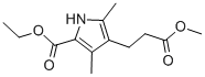 ethyl 4-(2-methoxycarbonylethyl)-3,5-dimethyl-1H-pyrrole-2-carboxylate CAS#: 2386-37-0