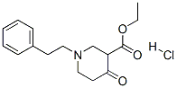 ethyl 4-oxo-1-phenethylpiperidine-3-carboxylate hydrochloride CAS#: 1033-93-8