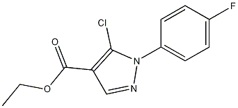 ethyl 5-chloro-1-(4-fluorophenyl)-1H-pyrazole-4-carboxylate CAS#: 288252-75-5