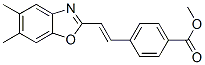 methyl 4-[2-(5,6-dimethyl-2-benzoxazolyl)vinyl]benzoate CAS#: 2702-44-5
