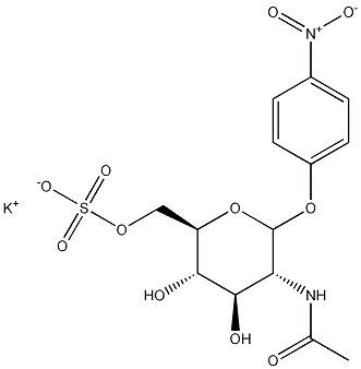 p-Nitrophenyl 6-Sulfo-2-acetamido-2-deoxy--D-glucopyranoside, Potassium Salt CAS#: 210418-06-7