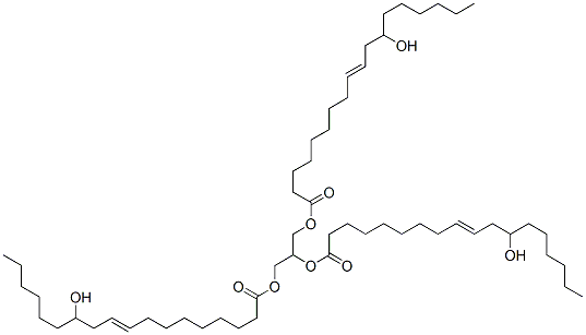 propane-1,2,3-triyl tris(12-hydroxyoctadec-9-enoate), stereoisomer CAS#: 2540-54-7