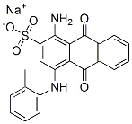sodium 1-amino-9,10-dihydro-9,10-dioxo-4-o-toluidinoanthracene-2-sulphonate CAS#: 25492-67-5