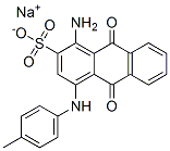 sodium 1-amino-9,10-dihydro-9,10-dioxo-4-p-toluidinoanthracene-2-sulphonate CAS#: 25492-69-7