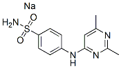sodium N-(2,6-dimethyl-4-pyrimidinyl)sulphanilamidate CAS#: 2462-17-1