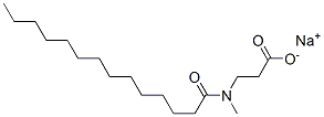sodium N-methyl-N-(1-oxotetradecyl)-beta-alaninate CAS#: 21539-72-0