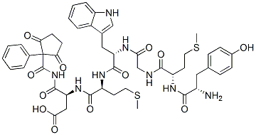 succinyl-tyrosyl-methionyl-glycyl-tryptophyl-methionyl-aspartyl-phenethylamide CAS#: 112118-16-8