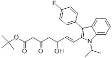 tert-Butyl (E)-7-[3-(4-fluorophenyl)-1-(1-methylethyl)-1H-indol-2-yl]-5-hydroxy-3-oxo-6-heptenoate CAS#: 194934-95-7