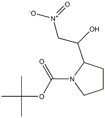 tert-butyl 2-(1-hydroxy-2-nitroethyl)pyrrolidine-1-carboxylate CAS#: 213669-43-3