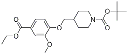 tert-butyl 4-((4-(ethoxycarbonyl)-2-Methoxyphenoxy)Methyl)piperidine-1-carboxylate CAS#: 264208-58-4