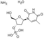 thymidine 3'-monophosphate ammonium salt hydrate CAS#: 2642-43-5