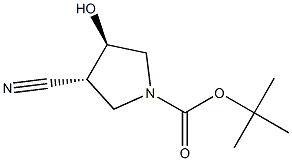 trans-1-Boc-3-cyano-4-hydroxypyrrolidine CAS#: 215922-85-3