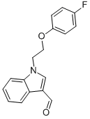 1-[2-(4-FLUOROPHENOXY)ETHYL]-1H-INDOLE-3-CARBALDEHYDE CAS#: 340318-78-7