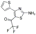 1-(2-AMINO-4-THIEN-2-YL-1,3-THIAZOL-5-YL)-2,2,2-TRIFLUOROETHANONE CAS#: 306289-61-2