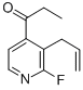 1-(2-Fluoro-3-(2-propenyl)-4-pyridinyl)-1-propanone CAS#: 340268-63-5
