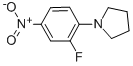 1-(2-Fluoro-4-nitrophenyl)pyrrolidine CAS#: 385380-74-5